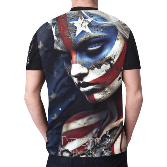 American flag shirt 13 T45)