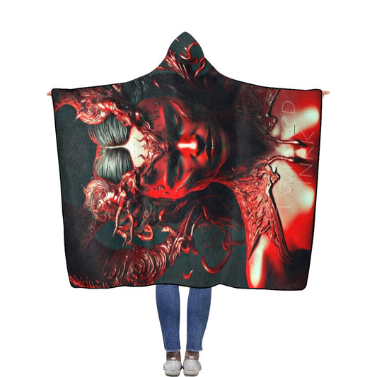 Hoodie blanket red 1 56''x80''