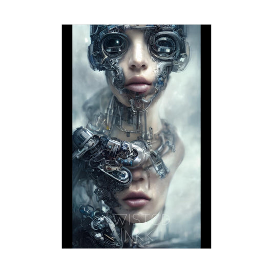 Poster ART Prints 24x36 Robot women 37