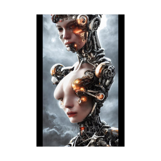 Poster ART Prints 24x36 Robot women 36