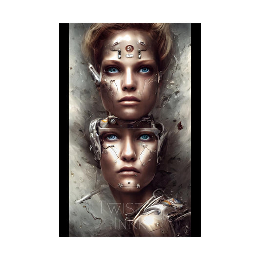 Poster ART Prints 24x36 Robot women 33