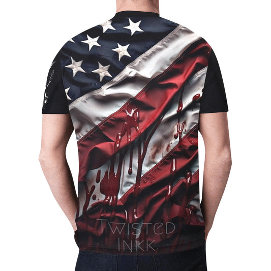 American flag shirt 56 T45)