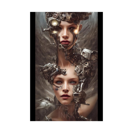 Poster ART Prints 24x36- robot women 44