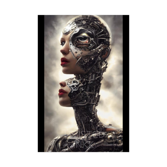 Poster ART Prints 24x36- robot women 43