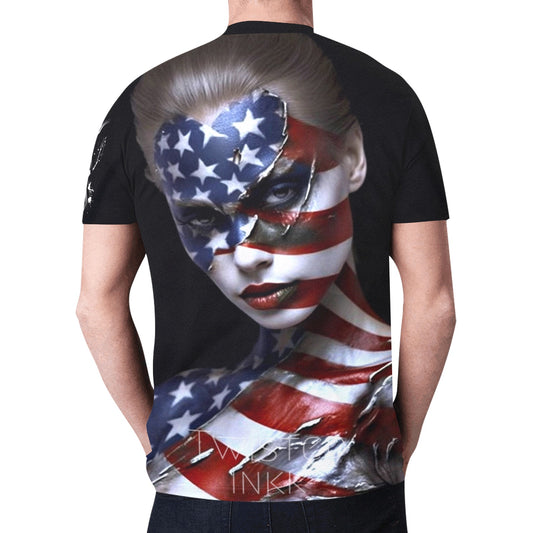 American flag shirt 28 T45)