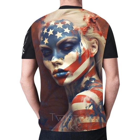 American flag shirt 10 T45)