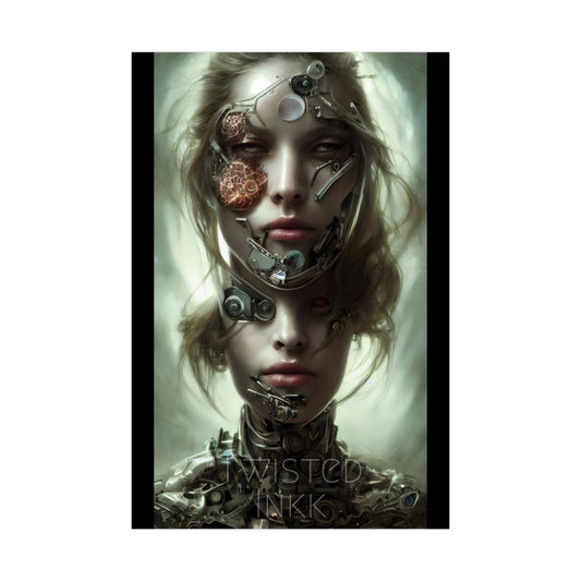 Poster ART Prints 24x36 Robot women 30