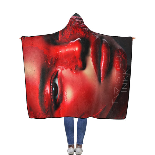 Hoodie blanket red 2 56''x80''