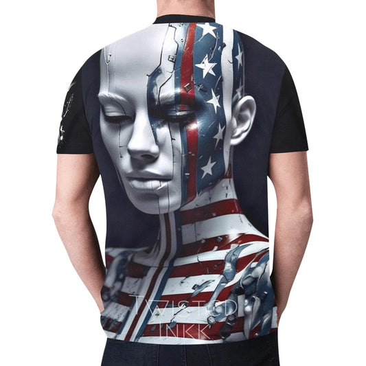 American flag shirt 29 T45)