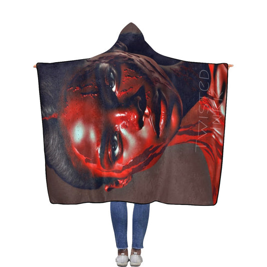 Hoodie blanket red 5 56''x80''