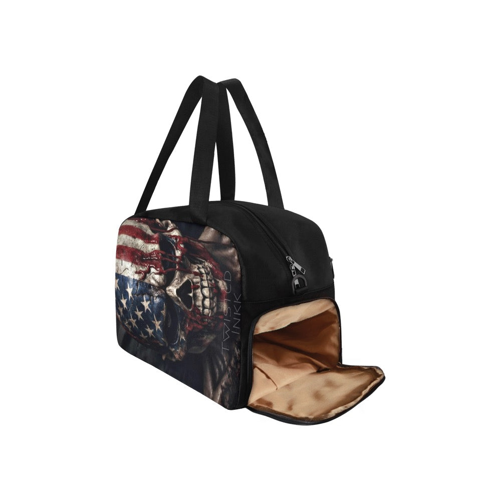 American flag gym bag 22