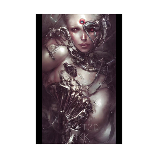 Poster ART  prints 24x36- robot women 11