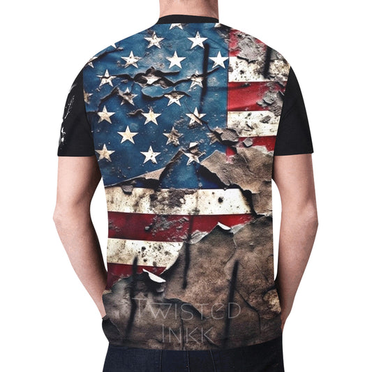 American flag shirt 49 T45)