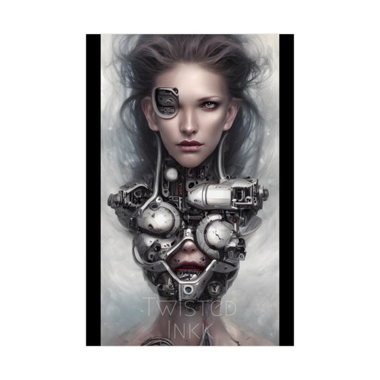 Poster ART  Prints 24x36 Robot women 22
