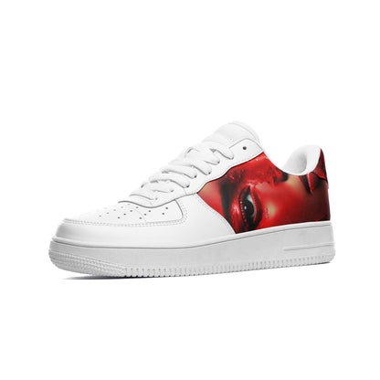 Red sneakers 7